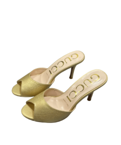 Gucci Women'S Slide Sandal With Double G 656382 B8B00 8009