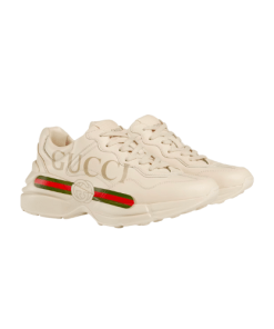 Gucci Women'S Rhyton Gucci Logo Leather Sneaker 528892 Drw00 9522