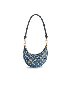 Louis Vuitton Loop Denim Blue  23Cm