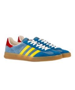 Gucci X Adidas Gazelle Sneaker In Blue 707848 9Stu0 4860