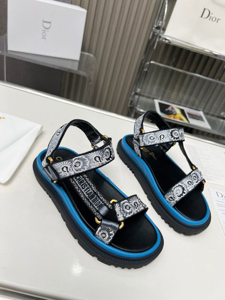 Dior D Wave Sandal Blue Kcq916Bbe S84B - Image 2