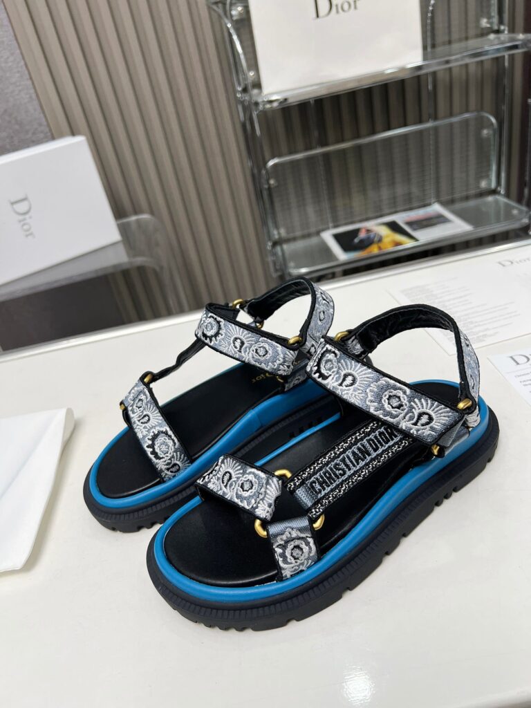 Dior D Wave Sandal Blue Kcq916Bbe S84B - Image 3