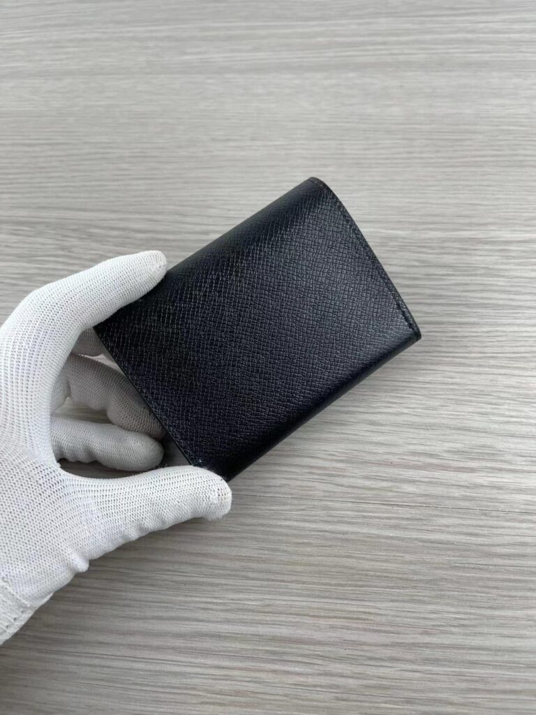 Louis Vuitton Enveloppe Card Holder Black M63801 - Image 6