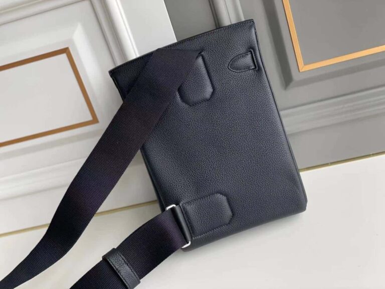 Hermes Hac A Dos Togo Backpack Palladium Hardware Black 29Cm - Image 3