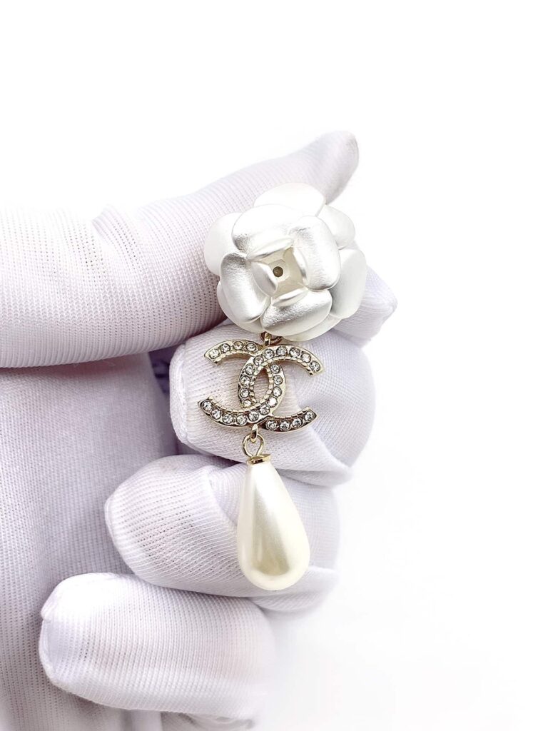 Chanel Pearl Earrings - Image 2