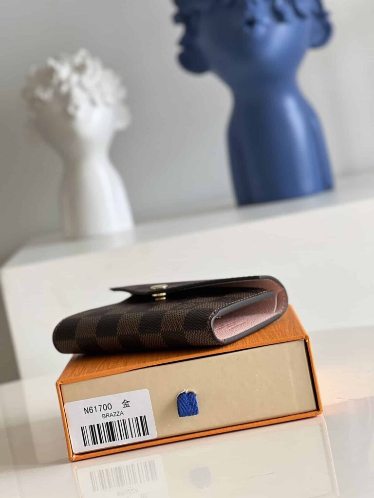 Louis Vuitton Damier Ebene Victorine Wallet Pink N61700 - Image 3