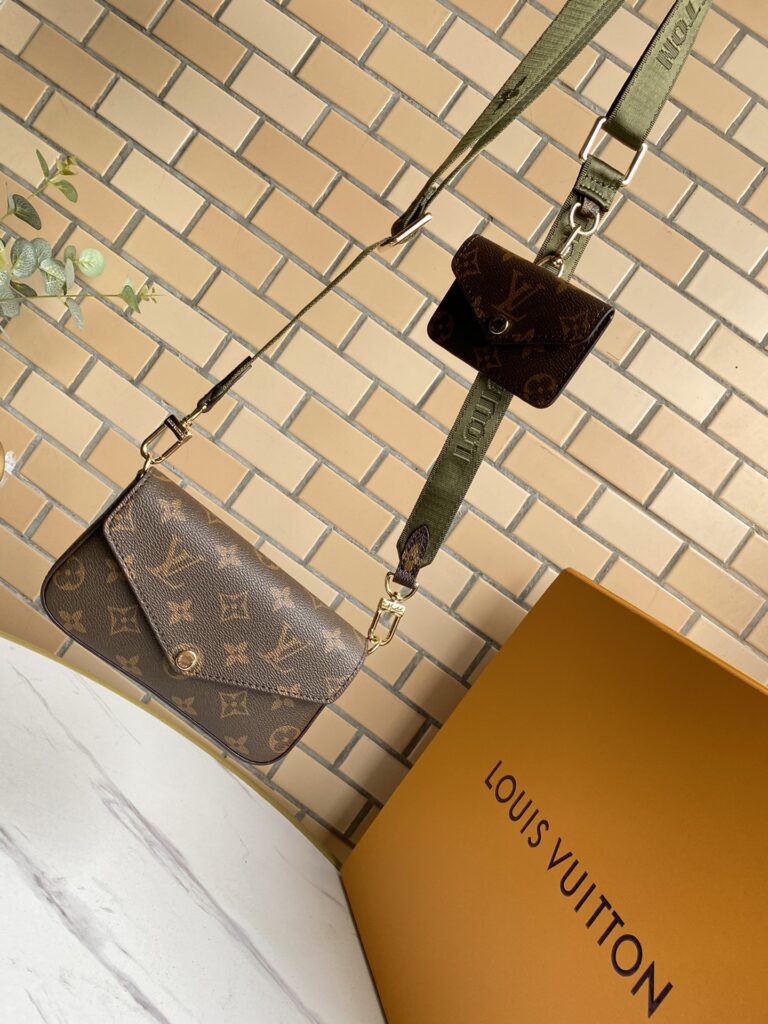 Louis Vuitton Félicie Strap &Amp; Go 17Cm Green M80091 - Image 11