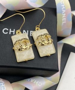 Chanel Rectangle Earrings