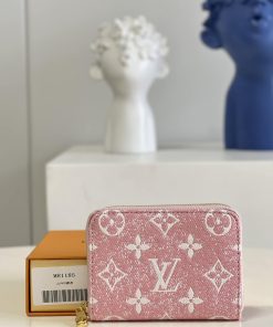 Louis Vuitton Zippy Coin Purse Rose Pink M81185