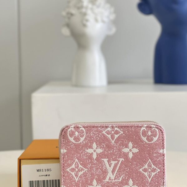 Louis Vuitton Zippy Coin Purse Rose Pink M81185