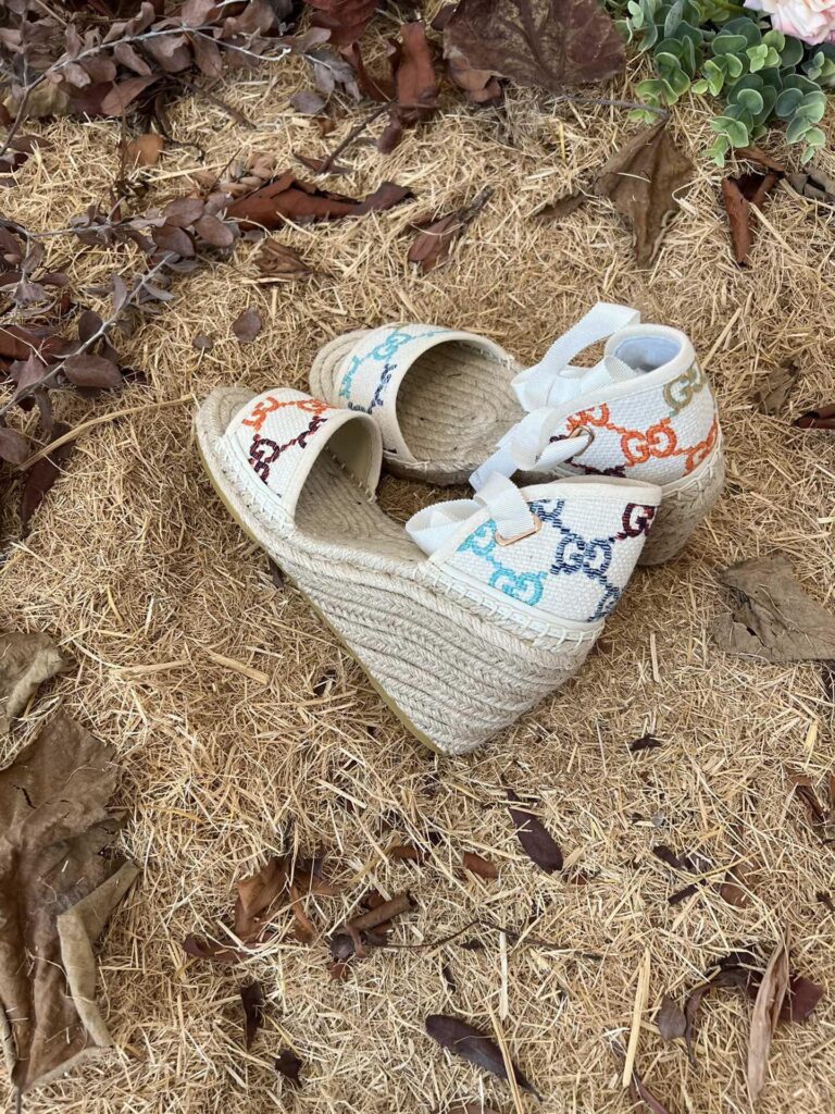 Gucci Women's Platform Espadrille Sandals ?652895 Uft80 8469 - Image 2