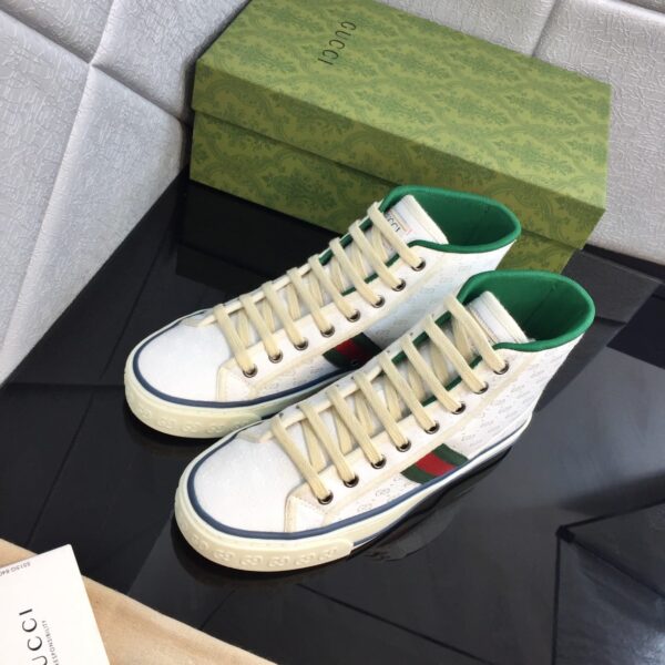 Gucci Tennis 1977 High Top Sneaker White - Image 8