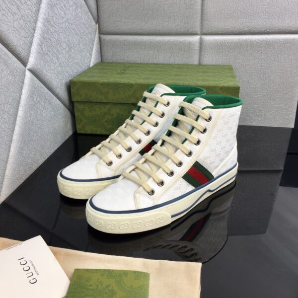 Gucci Tennis 1977 High Top Sneaker White - Image 9