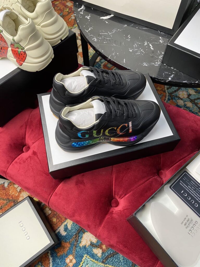 Gucci Wmns Rhyton Iridescent Logo 553608 Drw00 1000 - Image 8