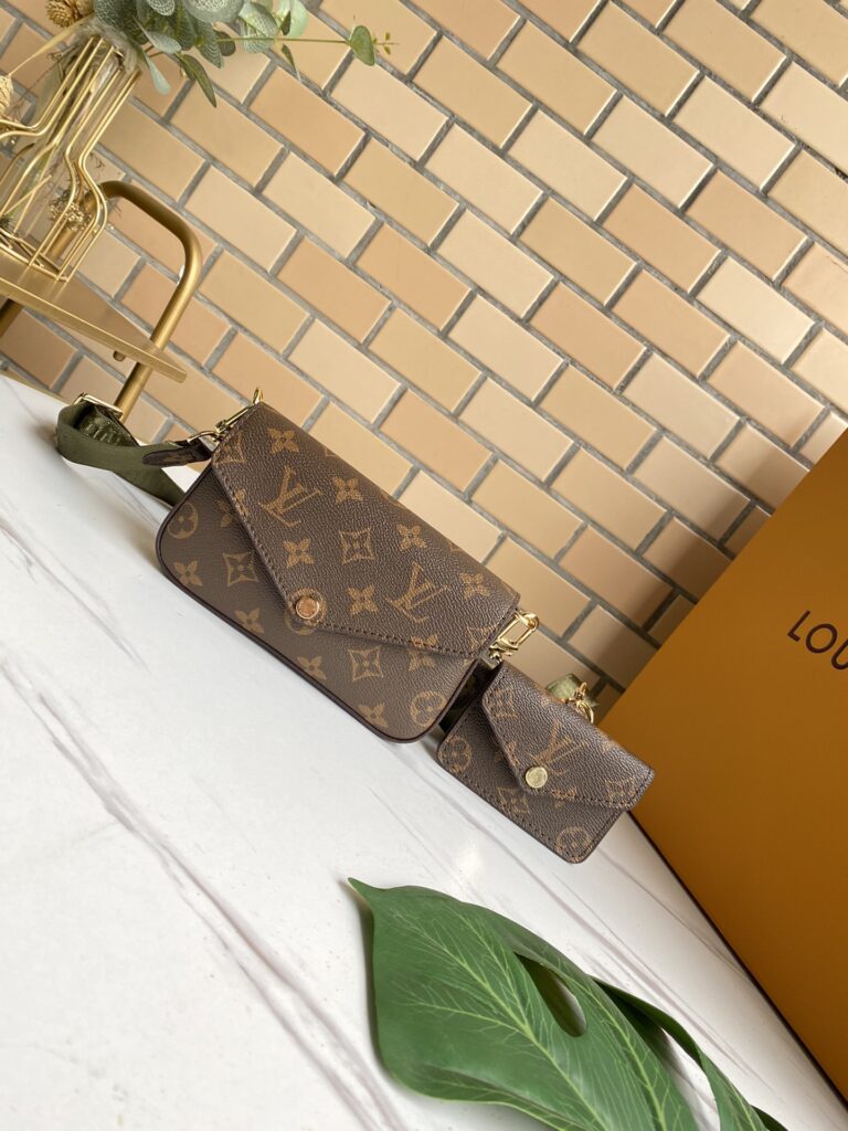 Louis Vuitton Félicie Strap &Amp; Go 17Cm Green M80091 - Image 10