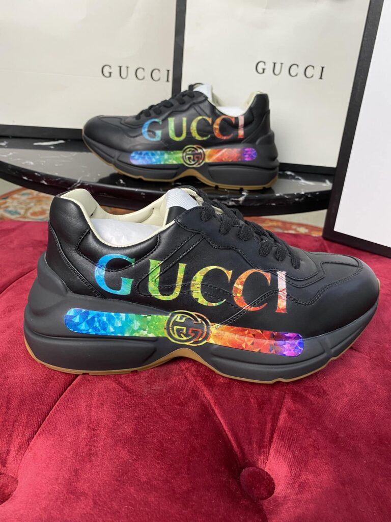 Gucci Wmns Rhyton Iridescent Logo 553608 Drw00 1000 - Image 10