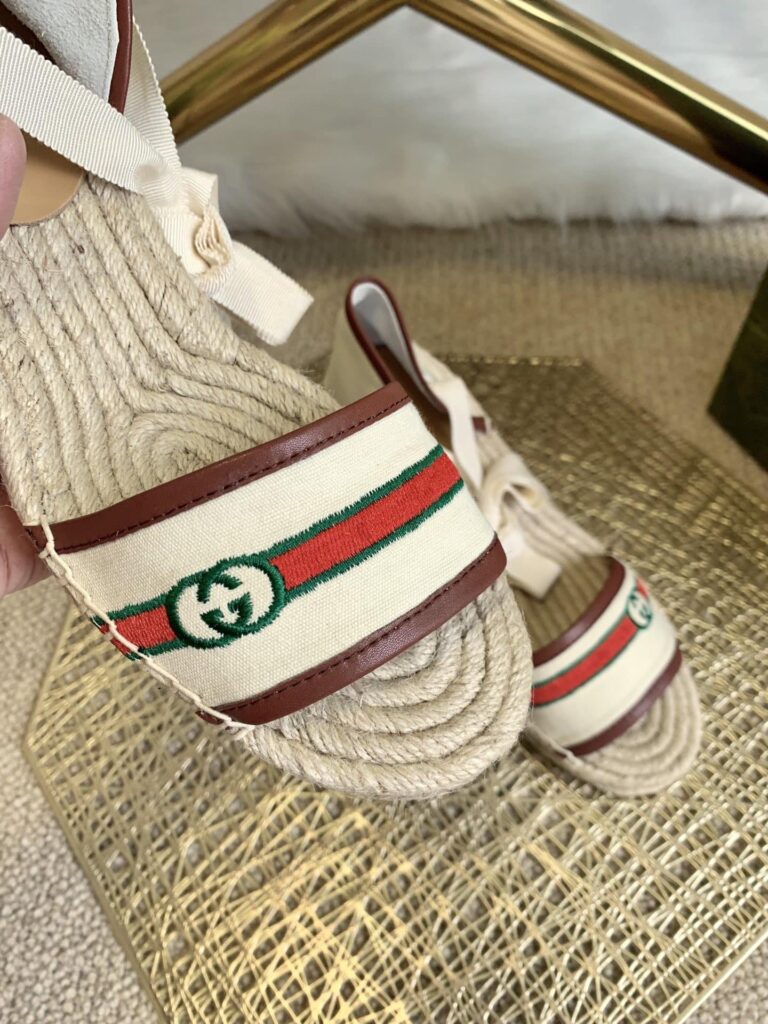 Gucci Women'S Platform Espadrille Sandals 652895 - Image 2