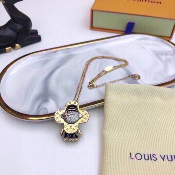 Louis Vuitton Vivienne Pendant Necklace