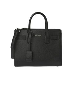 Saint Laurent Sac De Jour Baby In Grained Leather Black 26Cm