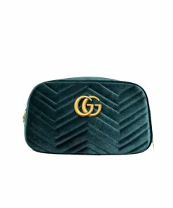 Gucci Marmont Small Matelasse Shoulder Bag Green 22Cm