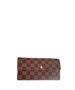 Louis Vuitton Emilie Wallet Damier Ebene 19Cm