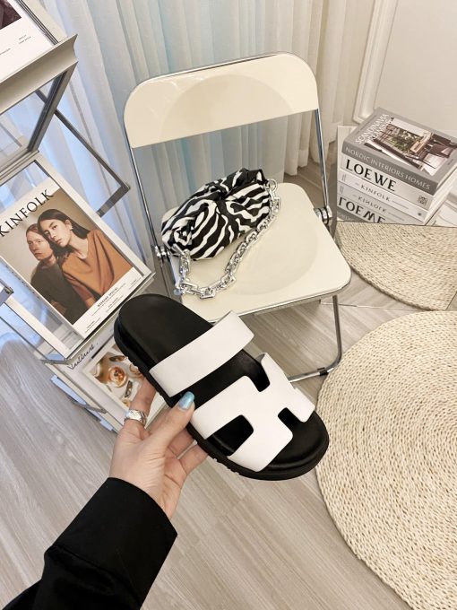Hermes Ankara Sandal White - Image 6