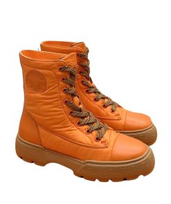 Hermes Fresh Ankle Boots Orange