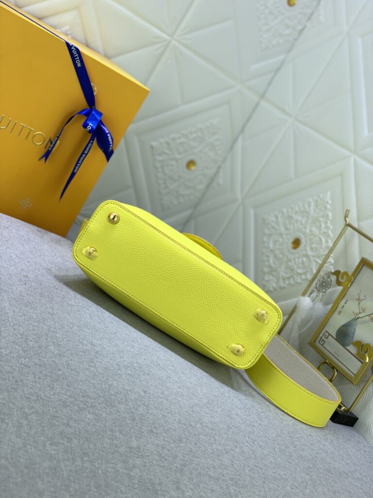 Louis Vuitton Capucines Bb Cedrat Yellow 27Cm M59708 - Image 9