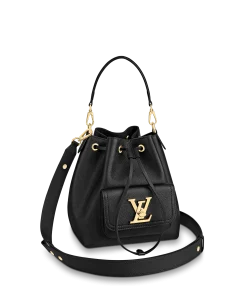 Louis Vuitton Lockme Bucket 23Cm Black M57687