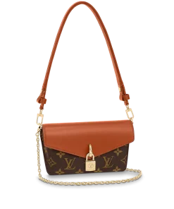 Louis Vuitton Padlock On Strap 19Cm Caramel M80763