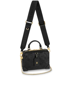 Louis Vuitton Petite Malle Souple 20Cm Black M45393