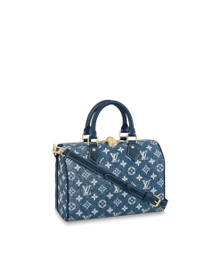 Louis Vuitton Speedy Bandoulière 25 Navy Blue M59609