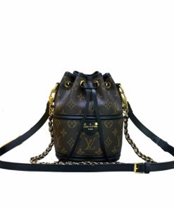 Louis Vuitton Bucket Monogram Bag Brown 20Cm