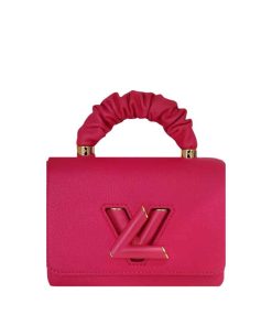Louis Vuitton Twist Mm Bags Pink 22Cm