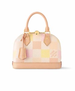 Louis Vuitton Alma Bb Damier Canvas Peach 23Cm N40516