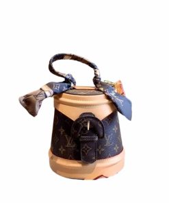 Louis Vuitton Vanity Bag With Buckle Monogram Brown 17Cm