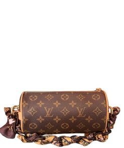 Louis Vuitton Papillon With Chain Monogram Brown 20Cm