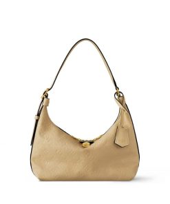 Louis Vuitton Sac Sport Bag Monogram Empreinte Beige 26Cm