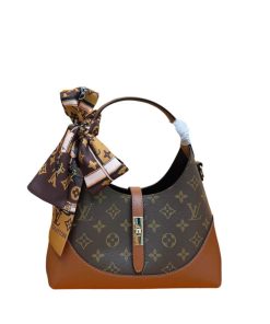Louis Vuitton Handbag Monogram Dark Brown 25Cm