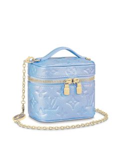 Louis Vuitton Micro Vanity Blue 12Cm M82168