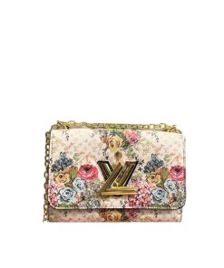 Louis Vuitton Twist Bag Flower Beige 22Cm