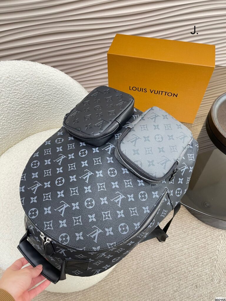 Louis Vuitton Monogram Backpack Black 41Cm - Image 5