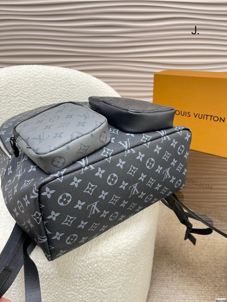 Louis Vuitton Monogram Backpack Black 41Cm - Image 6