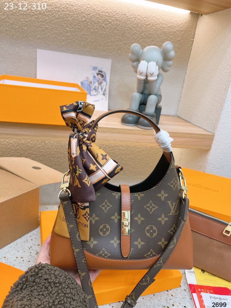 Louis Vuitton Handbag Monogram Dark Brown 25Cm - Image 4