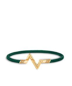 Louis Vuitton Lv Volt Upside Down Play Large Bracelet Yellow Gold Q05449