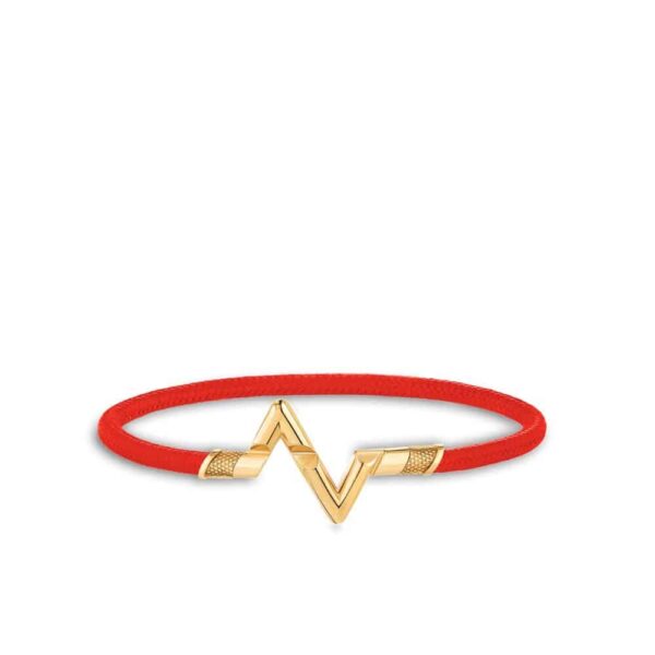 Louis Vuitton Lv Volt Upside Down Play Large Bracelet Yellow Gold Q05431