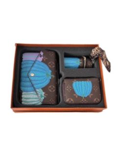 Louis Vuitton Set Of 3 Items Monogram Blue Pumpkin 18Cm