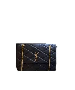 Saint Laurent Puffer Bag Black 33Cm