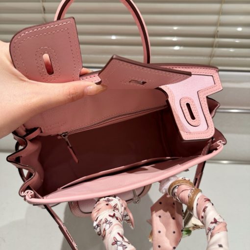 HERMÈS BIRKIN 25 CARGO TRAVEL BAG PINK 25CM - Image 3