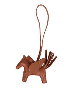 Hermes Pegase Rodeo Bag Charm PM Gold Milo Lambskin